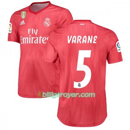 Billige Fotballdrakter Real Madrid VARANE 5 Tredjedraktsett 2018/19 Kortermet
